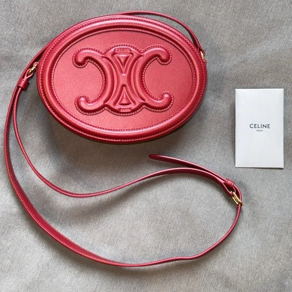 SOLD - CELINE Oval Triomphe Crossbody Bag - Picture 8 of 8